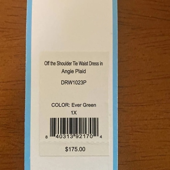 NWT,Draper James,The Tie Waist Dress, Timeless Blackwatch Plaid,Luxury Size L - Picture 2 of 14